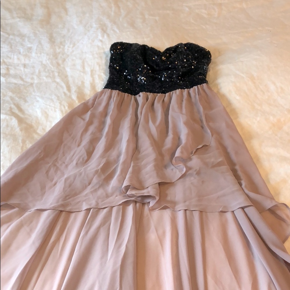 Sequin chiffon dress